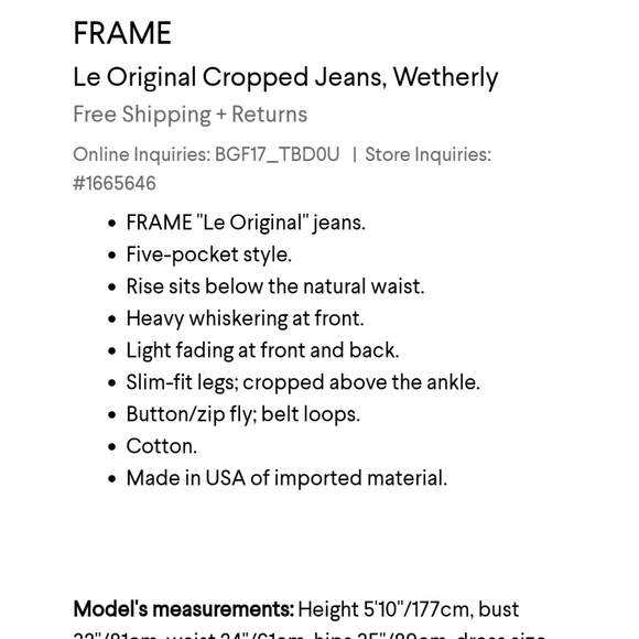 FRAME jeans le Original cropped jeans - Picture 10 of 12